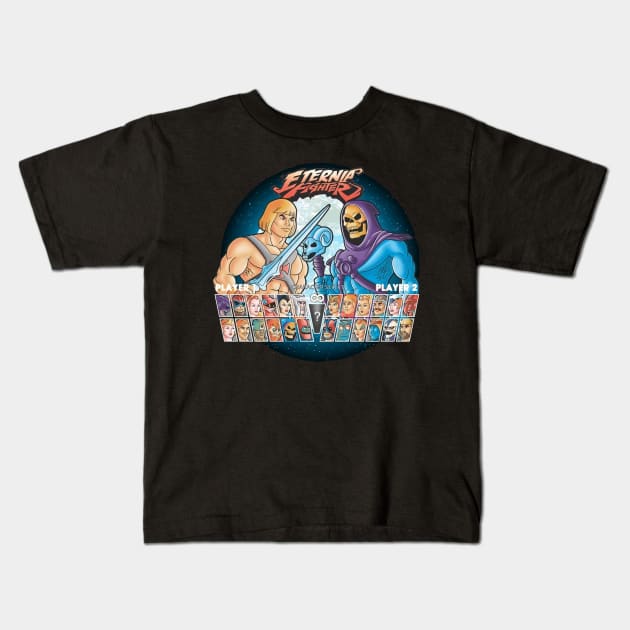 Eternia Fighter Kids T-Shirt by The Jersey Rejects